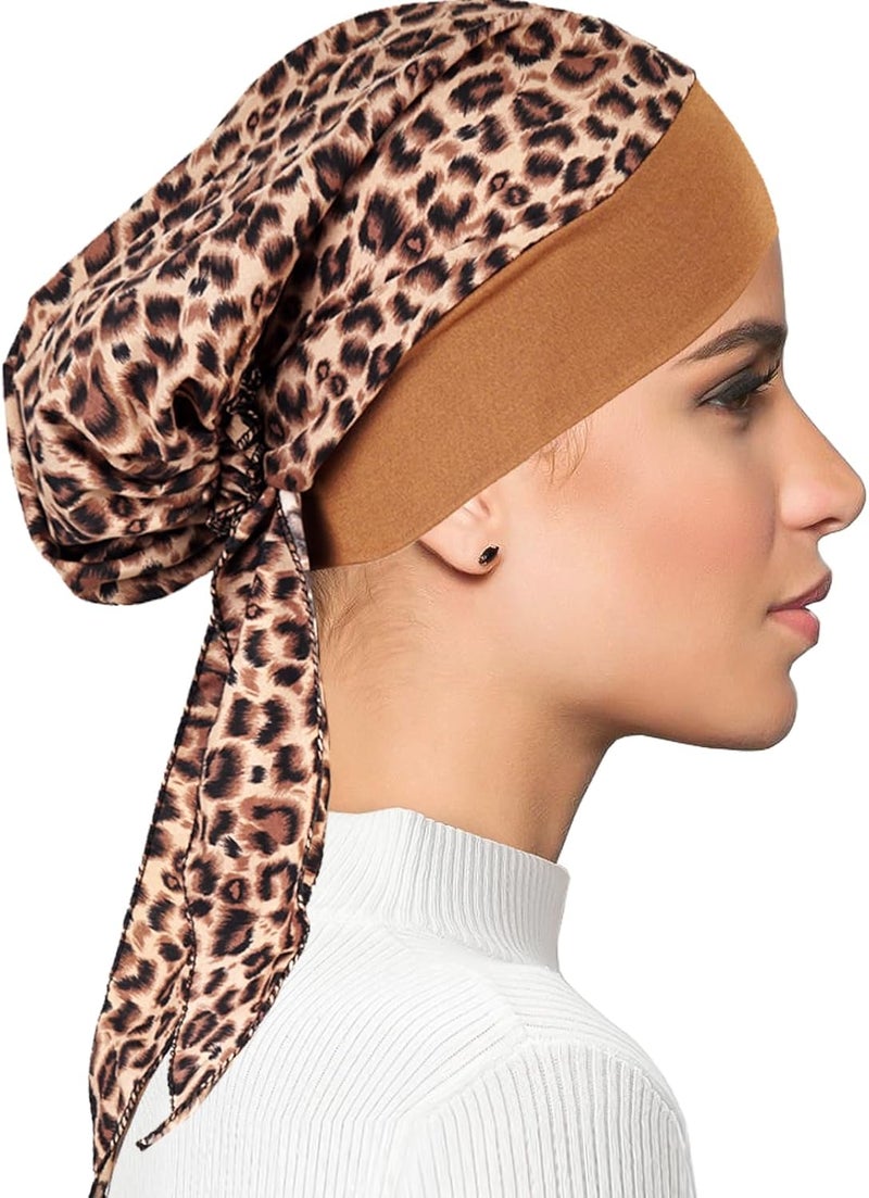 FADACHY Chemo Headwear for Women,Chemo Caps Lightweight for Summer with Head Scarf,Silky Soft Hair Turbans Fashion - Image 4